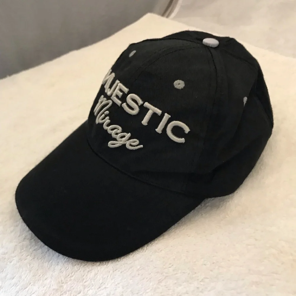 Majestic Mirage Punta Cana Adjustable Black Travel Beach Baseball Cap